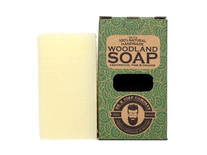61367 tuhe mydlo s cedrovym drevem a sladkym pomerancem dr k soap company woodland soap xl 225 g