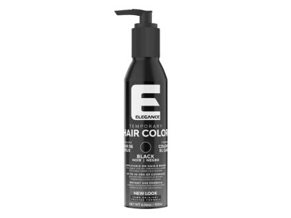 62306 docasna barva na vousy a vlasy elegance temporary hair color cerna 120 ml