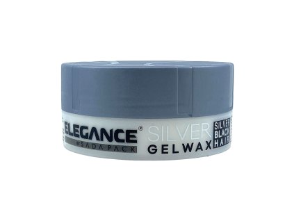 64841 stribrny kryci gel na vlasy pro muze elegance silver gel wax 140 g