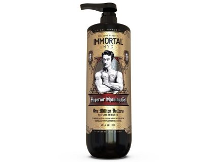 66548 parfemovany gel na holeni immortal nyc one million dollars perfumed shaving gel 1000 ml