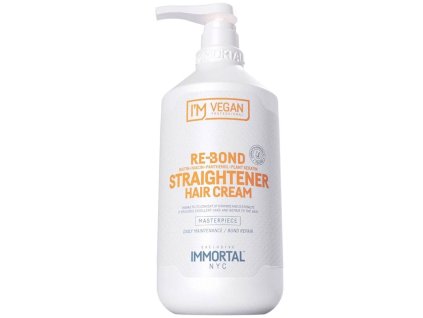66563 krem na rovnani vlasu immortal vegan re bond straightener hair cream 1000 ml