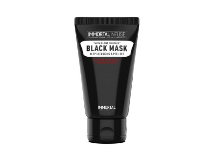 66611 cerna slupovaci maska na oblicej immortal infuse black peel off cleansing mask 150 ml
