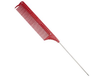 63452 profesionalni tupirovaci hreben jrl pin tail comb j102 cerveny
