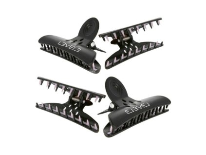 64349 profesionalni skripce do vlasu l3vel3 hair claw clips 4 ks