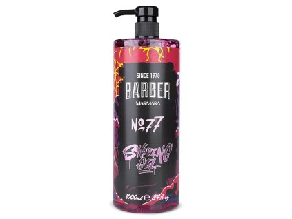 65747 gel na holeni marmara barber no 77 shaving gel 1000 ml