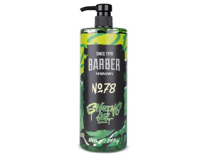 65750 gel na holeni marmara barber no 78 shaving gel 1000 ml