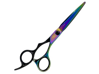 Kadeřnické nůžky pro leváky MR. MUSTACHE Craft Gasolina left