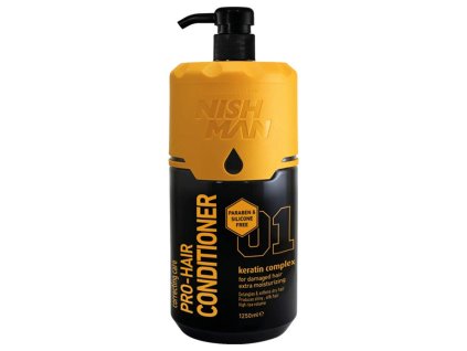61643 pansky keratinovy kondicioner na vlasy nish man pro hair conditioner 1250 ml