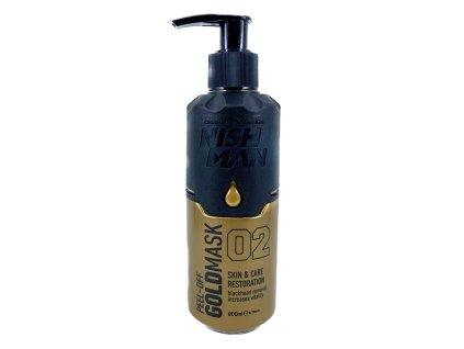 63218 zlata slupovaci maska pro muze nish man peel off gold mask 200 ml