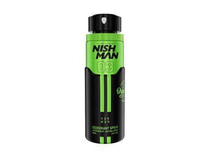 65234 deodorant ve spreji pro muze nish man 03 deodorant spray 200 ml