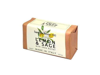 61790 tuhe mydlo s bambuckym maslem saponificio varesino natural soap lemon sage 300 g