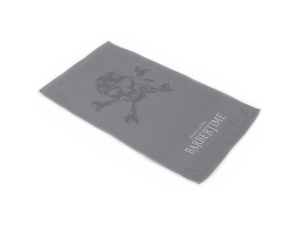 62579 sedy barber rucnik barbertime grey towel