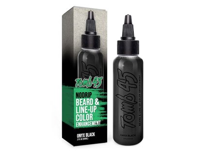 63407 barva na vlasy a vousy tomb45 beard line up color onyx black 60 ml