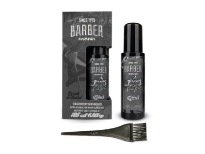 63206 barva na vlasy a vousy marmara barber temporary hair color cerna 125 ml