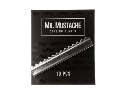 3264 efilacni ziletky mr mustache styling blades 10 ks