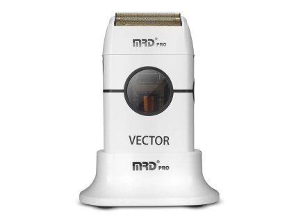 3384 profesionalni holici strojek mrd pro vector foil shaver zb 999 white