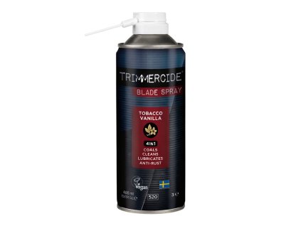 3427 sprej na cisteni strojku s vuni trimmercide 4in1 blade spray tobacco vanilla 400 ml