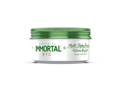 67634 matna pomada na vlasy immortal nyc matte styling pomade extreme dry look 150 ml