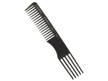 OLIVIA GARDEN Pro ST-3 karbonový ionic tupírovací hrebeň s patimi hrotmi - 200mm