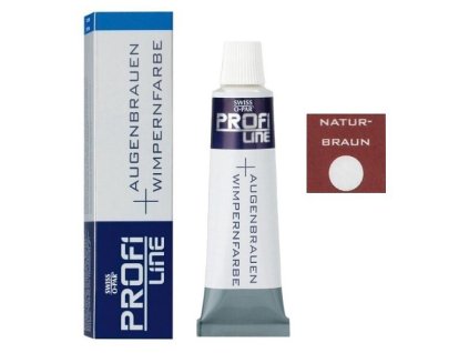 PROFI LINE Profesionálna farba na obočie a riasy 15ml - Prírodná hnedá