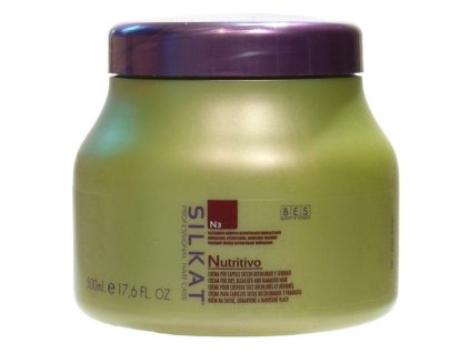 BES Silkat Nutritivo N3 Regeneračná zábalová maska pre extrémne poškodené vlasy 500ml