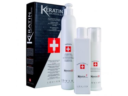 L´OVIEN ESSENTIAL Keratin Biotissulare keratinový systém pre rekonštrukciu vlasov - 3 fázy