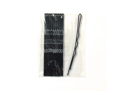 DUKO Pomôcky Kadernícke sponky na vlasy 5cm - čierne 10ks