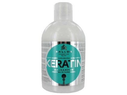 KALLOS KJMN Keratin Shampoo 1000ml - regeneračný keratínový šampón na suché vlasy