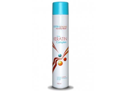 KERATIN Complex Extra Strong Hairspray 750ml - keratínový lak na vlasy ultra silný