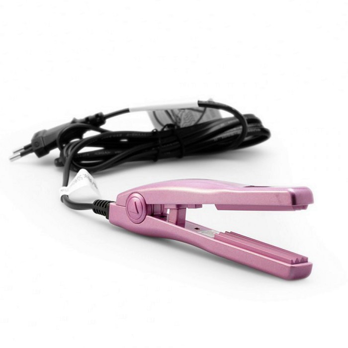 Mini VOLUME IRON Compact Styling 15x60mm - cestovná mini krepovačka na cesty - ružová