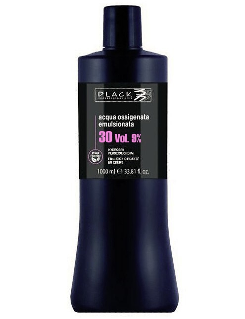 BLACK Professional Krémový 9% peroxid vodíka 1000ml - oxidačný krém 30vol