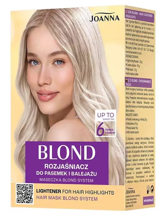 JOANNA Blond Lightener - blond melír na vlasy zosvetľujúci o 6 tónov