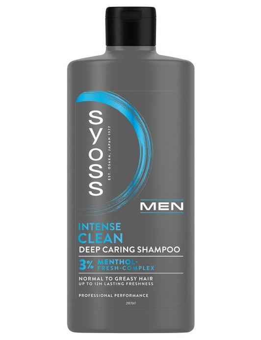 SYOSS MEN Intense Clean Shampoo 440ml - šampón pre mužov na mastné vlasy