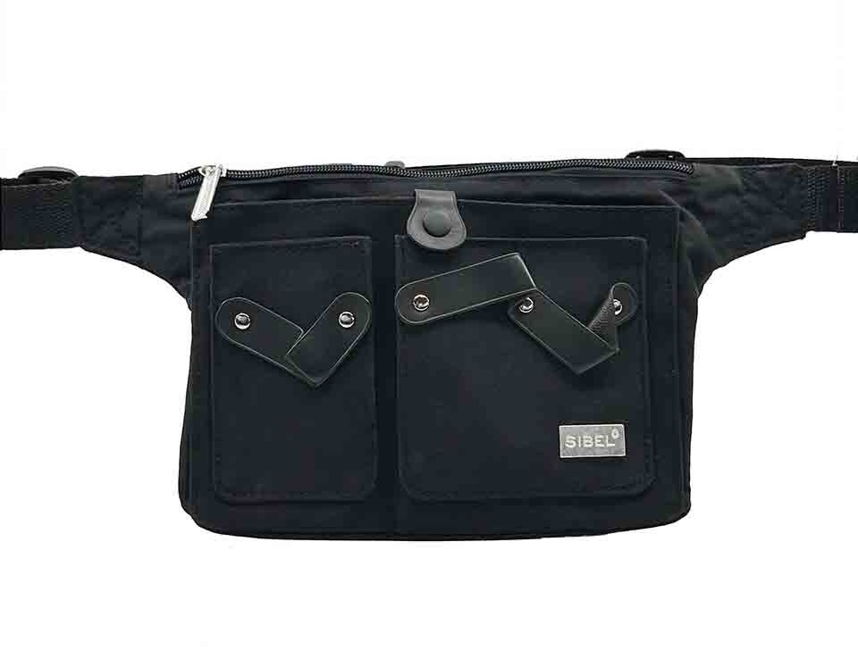 SIBEL Practical Kadernícke vrecko na nožnice a pomôcky - čierne