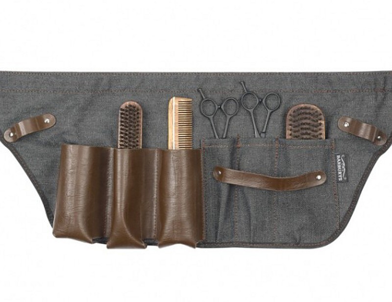BARBURYS Toby Barber vrecko na nástroje - hnedo modrá