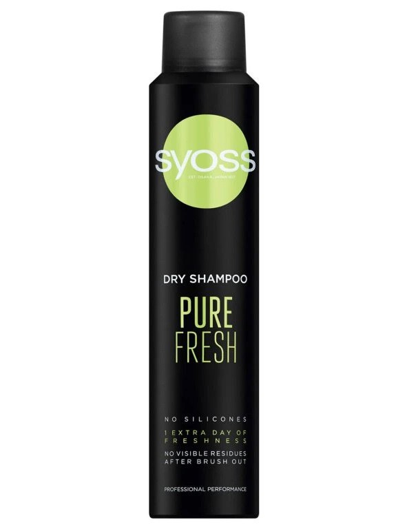 SYOSS Professional Pure Fresh Dry Shampoo 200ml - suchý šampón pre rýchlo sa mastiace vlasy