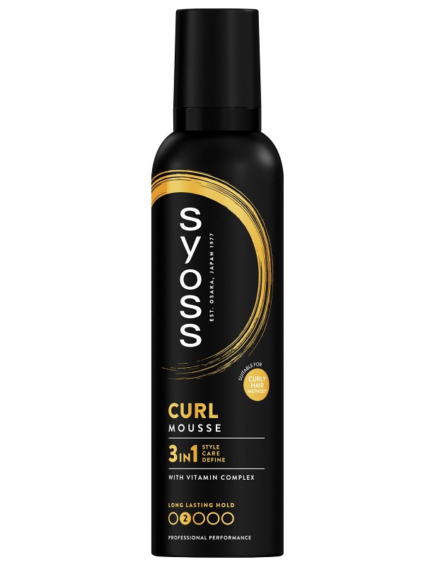 SYOSS Professional CURL 3in1 Mousse 250ml - pěnové tužidlo pro vlnité vlasy