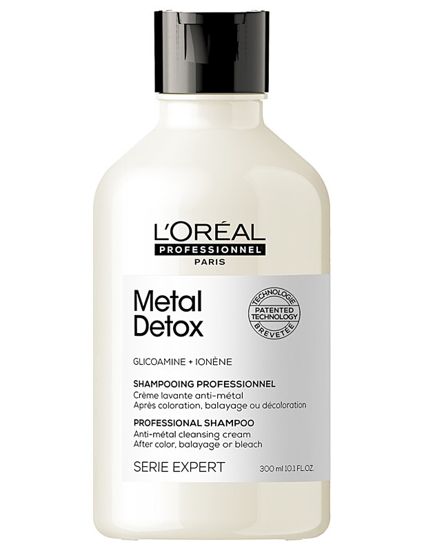 LOREAL Serie Expert Metal Detox Shampoo 300ml - hĺbkovo čistiaci šampón pre farbené a poškodené vlasy