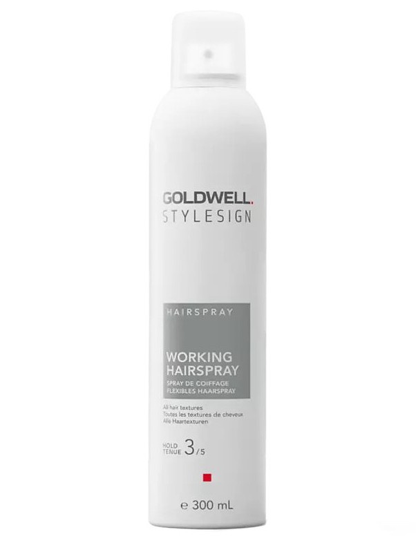 GOLDWELL StyleSign Working Hairspray 300ml - stredne tužiaci lak s vysokým leskom