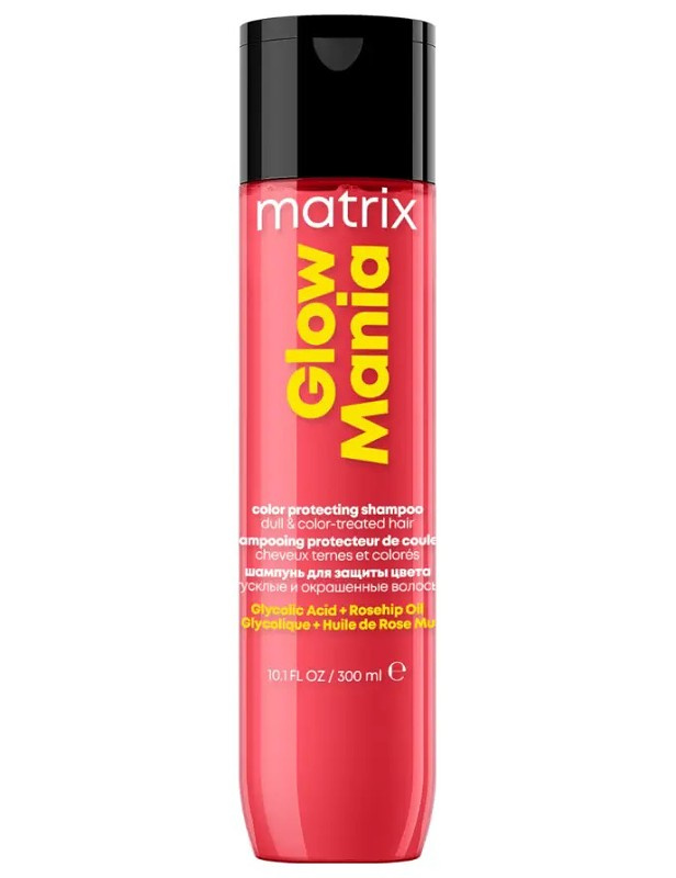 MATRIX Total Results Glow Mania Shampoo 300ml - bezsulfátový šampón pre farbené vlasy