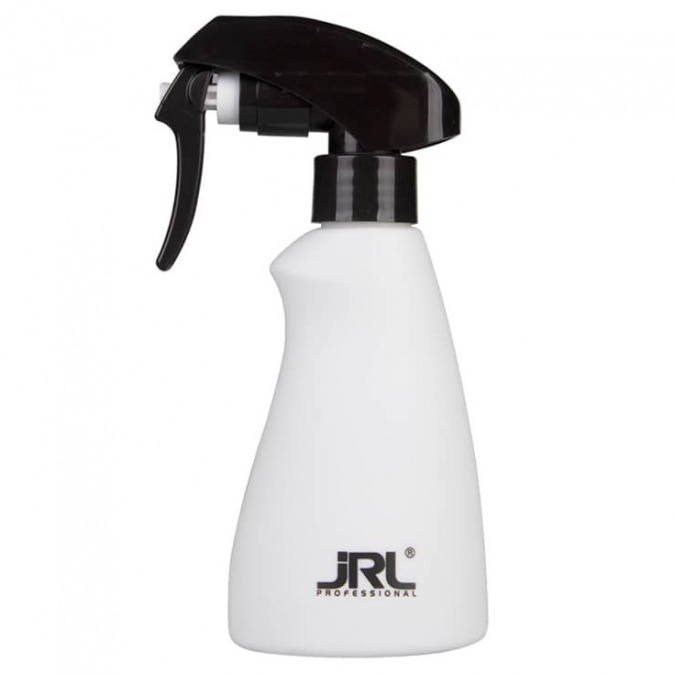JRL Professional Spray Bottle White 150ml - rozprašovač na vodu s logom JRL - biely