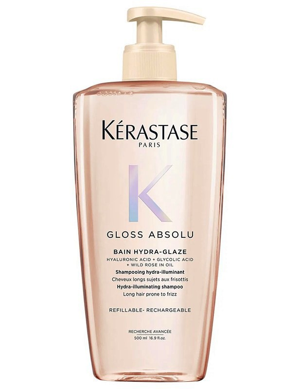 KÉRASTASE Gloss Absolu Bain Hydra-Glaze Shampoo 500ml - hydratačný šampón proti krepateniu vlasov