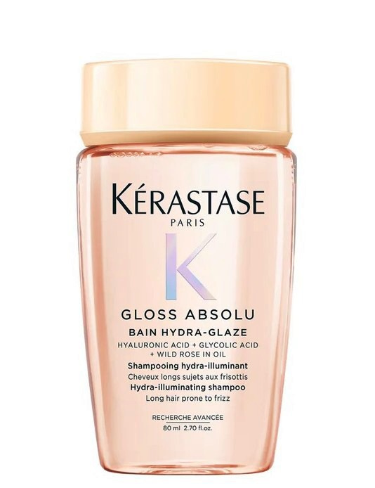 KÉRASTASE Gloss Absolu Bain Hydra-Glaze Shampoo 80ml - hydratačný šampón proti krepateniu vlasov