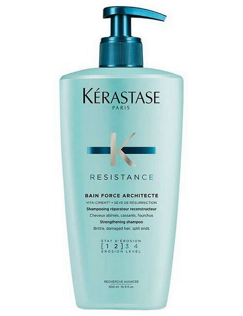 KÉRASTASE Resistance Bain Force Architecte 500ml - šampón pre poškodené lámavé vlasy