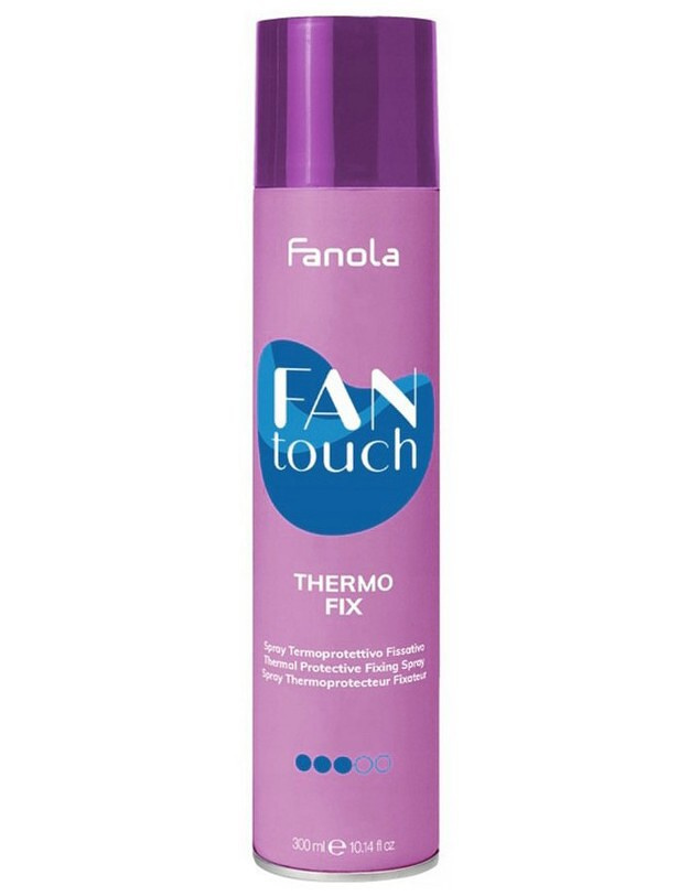 FANOLA Fan Touch Thermo Fix Spray 300ml - termoochranný fixačný sprej stredne tužiaci