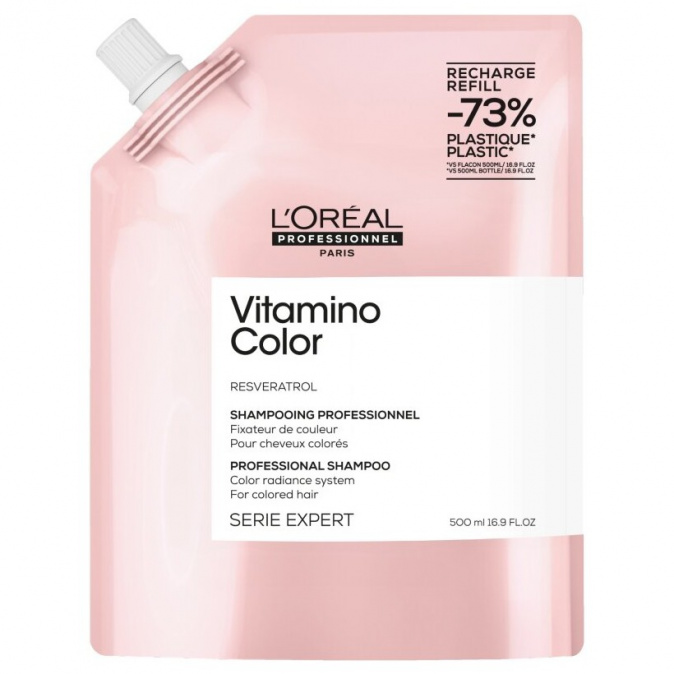 L´ORÉAL Expert Vitamino Color Shampoo Refill 500ml - šampón pre farbené vlasy - náhradná náplň