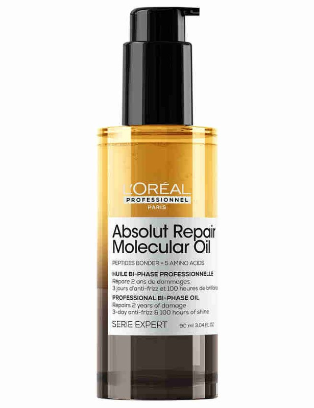 LOREAL Serie Expert Absolut Repair Molecular Bi-Phase Oil 90ml - olej pre veľmi poškodené vlasy