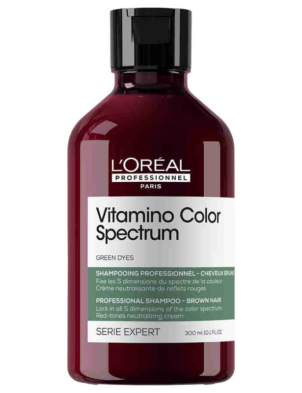 L´ORÉAL Expert Vitamino Color Spectrum Green Shampoo 300ml - zelený šampón na neutralizáciu červených tónov