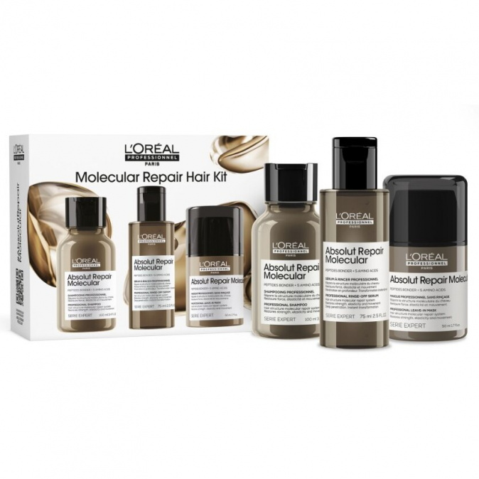 LOREAL Serie Expert Molecular Repair Hair Kit - cestovná sada pre značne poškodené vlasy