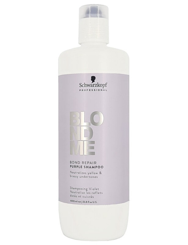 SCHWARZKOPF BlondMe Purple Shampoo 1000ml - šampón pre ľadovo chladnú blond